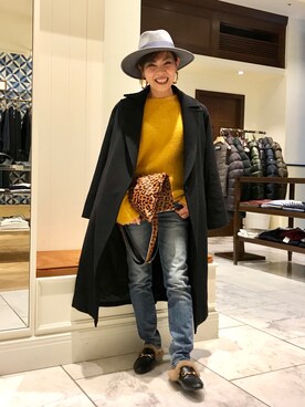 「FRAGILE（フラジール）のアイテム」を使った、Yoko  Ishibashiさん（レディース・153cm）の冬コーディネート
