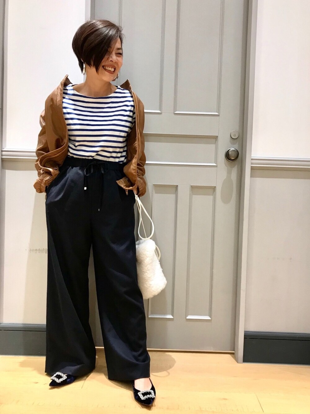 PIPPICHIC】ベルベット*ビジューフラット◇ を使った人気