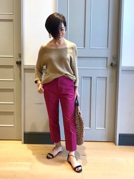 Yoko  Ishibashiさん（レディース・153cm）の春コーディネート