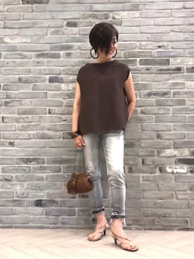 Yoko  Ishibashiさん（レディース・153cm）の夏コーディネート