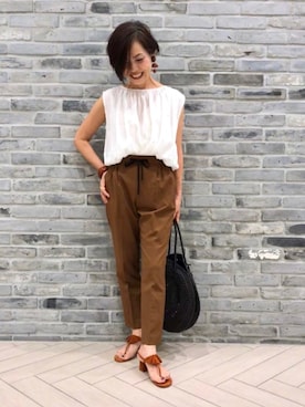 Yoko  Ishibashiさん（レディース・153cm）の夏コーディネート