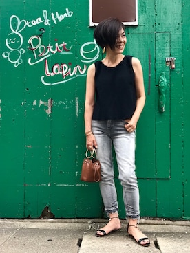 Yoko  Ishibashiさん（レディース・153cm）の夏コーディネート