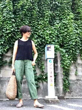 Yoko  Ishibashiさん（レディース・153cm）の夏コーディネート