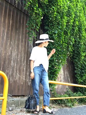 Yoko  Ishibashiさん（レディース・153cm）の夏コーディネート