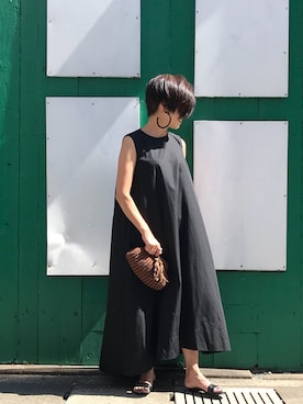 「BCBGMAXAZRIA（ビーシービージーマックスアズリア）のアイテム」を使った、Yoko  Ishibashiさん（レディース・153cm）の夏コーディネート