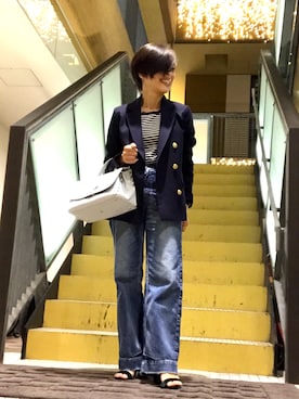 Yoko  Ishibashiさん（レディース・153cm）の秋コーディネート