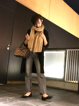 「COBRA（コブラ）のアイテム」を使った、Yoko  Ishibashiさん（レディース・153cm）の秋コーディネート