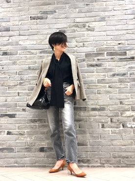 Yoko Ishibashiさん(レディース・153cm)の秋コーディネート