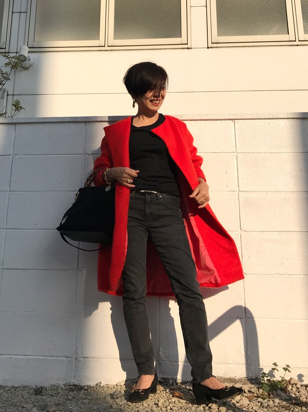 スピックアンドスパン　モヘヤジャギーコート Spick & Span（スピックアンドスパン）の「モヘアシャギーC/N