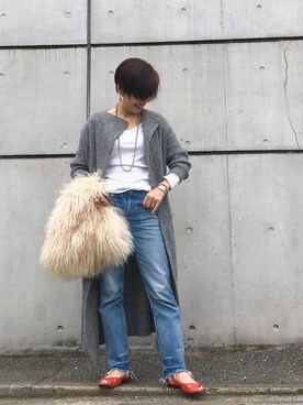 Yoko  Ishibashiさん（レディース・153cm）の冬コーディネート