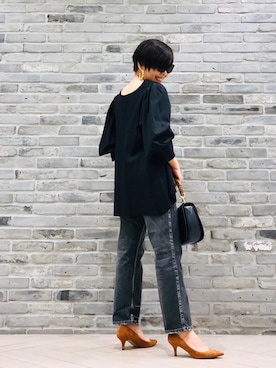 デニムパンツを使った マダム の人気ファッションコーディネート Wear