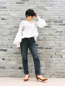 Yoko  Ishibashiさん（レディース・153cm）の冬コーディネート