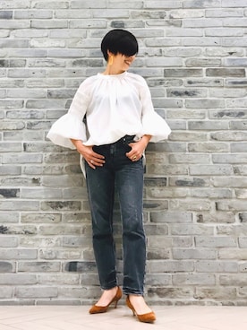 Yoko  Ishibashiさん（レディース・153cm）の冬コーディネート