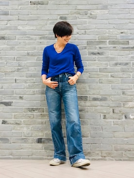 Yoko Ishibashiさん(レディース・153cm)の冬コーディネート