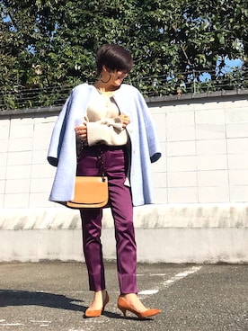 Yoko Ishibashiさん(レディース・153cm)の冬コーディネート