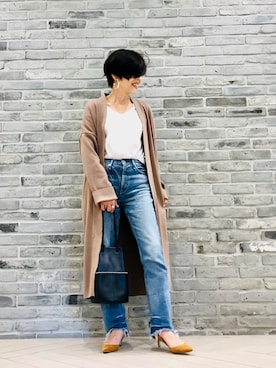 Yoko Ishibashiさん(レディース・153cm)の冬コーディネート