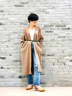 Yoko Ishibashiさん(レディース・153cm)の冬コーディネート