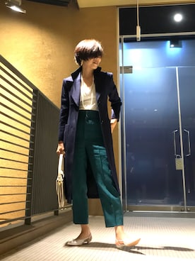 Yoko Ishibashiさん(レディース・153cm)の春コーディネート
