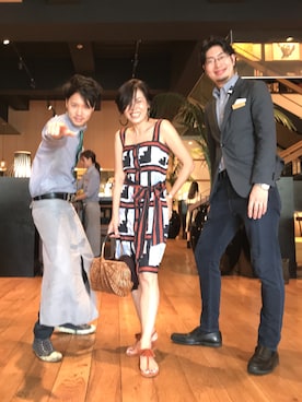 「DIANE von FURSTENBERG（ダイアンフォンファステンバーグ）のアイテム」を使った、Yoko  Ishibashiさん（レディース・153cm）の夏コーディネート