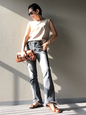 Yoko  Ishibashiさん（レディース・153cm）の秋コーディネート