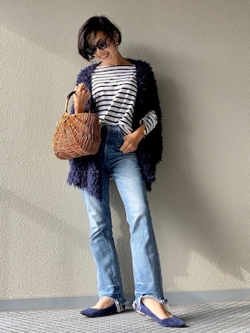 「おちびさん」｜「アイテム（パンプス）」を使った、Yoko  Ishibashiさん（レディース・153cm）の秋コーディネート