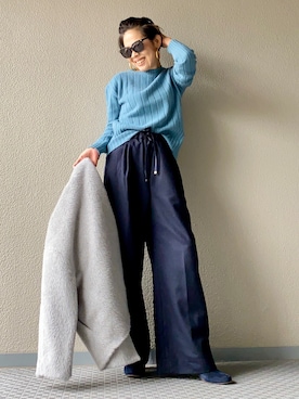 Yoko  Ishibashiさん（レディース・153cm）の秋コーディネート