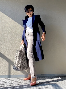 「おちびさん」｜「アイテム（パンプス）」を使った、Yoko  Ishibashiさん（レディース・153cm）の春コーディネート