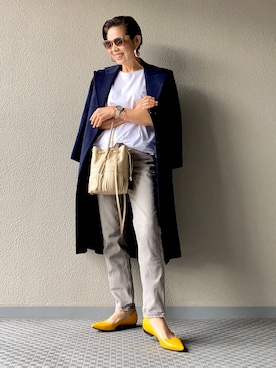 「おちびさん」｜「アイテム（アナログ腕時計）」を使った、Yoko  Ishibashiさん（レディース・153cm）の春コーディネート
