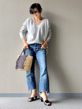 Yoko Ishibashiさん(レディース・153cm)の春コーディネート