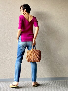 Yoko  Ishibashiさん（レディース・153cm）の春コーディネート