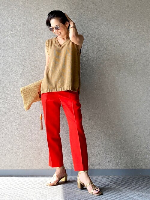 IENA トリアセボンディングハイウエストパンツ　38サイズ セール】TAボンディングハイウエストパンツ◇（その他パンツ