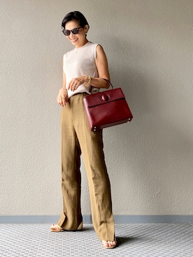 「ebure（エブール）のアイテム」を使った、Yoko  Ishibashiさん（レディース・153cm）の夏コーディネート