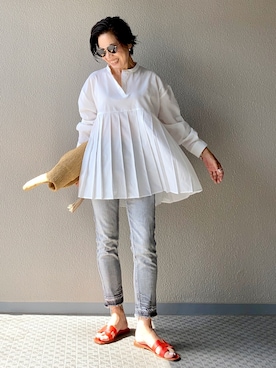 Yoko Ishibashiさん(レディース・153cm)の春コーディネート