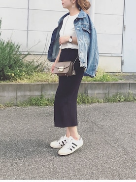 「FREAK'S STORE（フリークスストア）のDaniel Wellington/ダニエルウェリントン Classic Bristol 0511/0611 36mm（アナログ腕時計）」を使った、Rabi*さん（レディース・158cm）の春コーディネート