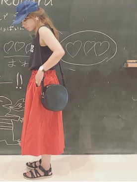 「FREAK'S STORE（フリークスストア）のDaniel Wellington/ダニエルウェリントン Classic Bristol 0511/0611 36mm（アナログ腕時計）」を使った、Rabi*さん（レディース・158cm）の夏コーディネート