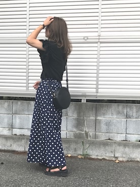 「FREAK'S STORE（フリークスストア）のDaniel Wellington/ダニエルウェリントン Classic Bristol 0511/0611 36mm（アナログ腕時計）」を使った、Rabi*さん（レディース・158cm）の夏コーディネート