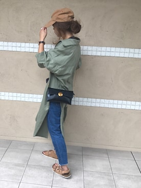 「FREAK'S STORE（フリークスストア）のDaniel Wellington/ダニエルウェリントン Classic Bristol 0511/0611 36mm（アナログ腕時計）」を使った、Rabi*さん（レディース・158cm）の夏コーディネート