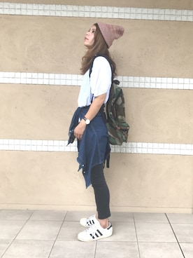 「GREEN BOWL（グリーンボウル）のアイテム」を使った、Rabi*さん（レディース・158cm）の夏コーディネート