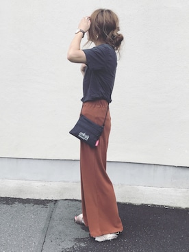 「coen（コーエン）のアイテム」を使った、Rabi*さん（レディース・158cm）の夏コーディネート