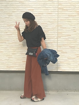 「journal standard L'essage（ジャーナルスタンダードレサージュ）のアイテム」を使った、Rabi*さん（レディース・158cm）の秋コーディネート