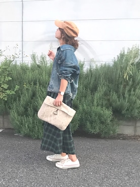 「CRUCE anap（クルーセアナップ）のアイテム」を使った、Rabi*さん（レディース・158cm）の秋コーディネート