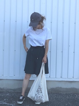 「CIBONE（シボネ）のアイテム」を使った、Rabi*さん（レディース・158cm）の夏コーディネート