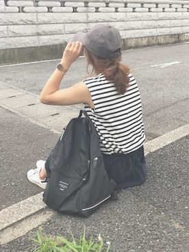 「marimekko（マリメッコ）のアイテム」を使った、Rabi*さん（レディース・158cm）の夏コーディネート