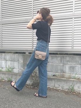 「アイテム（アナログ腕時計）」を使った、Rabi*さん（レディース・158cm）の夏コーディネート