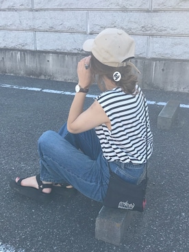 「Teva（テバ）のアイテム」を使った、Rabi*さん（レディース・158cm）の夏コーディネート