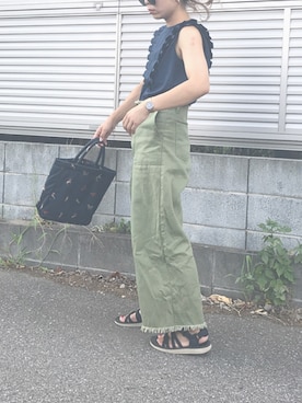 Rabi*さん（レディース・158cm）の夏コーディネート