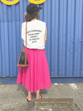 「GRL（グレイル）のアイテム（リング）」を使った、Rabi*さん（レディース・158cm）の夏コーディネート