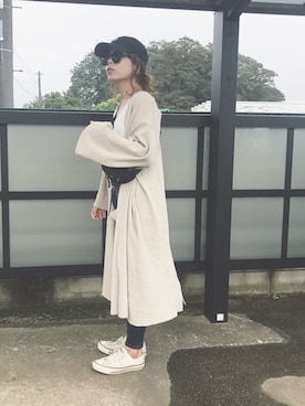 「NIKE（ナイキ）のアイテム（バッグ）」を使った、Rabi*さん（レディース・158cm）の秋コーディネート