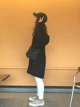 「TODAYFUL（トゥデイフル）のポケットナイロンサコッシュ（ボディバッグ/ウエストポーチ）」を使った、Rabi*さん（レディース・158cm）の秋コーディネート