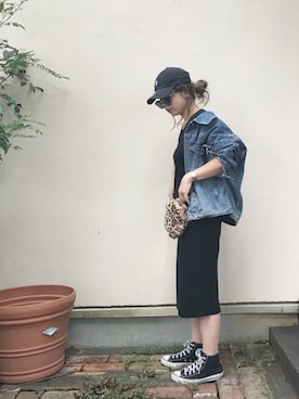 「Daniel Wellington（ダニエルウェリントン）の販売終了クラシックペティット アッシュフィールド32mm（アナログ腕時計）」を使った、Rabi*さん（レディース・158cm）の秋コーディネート